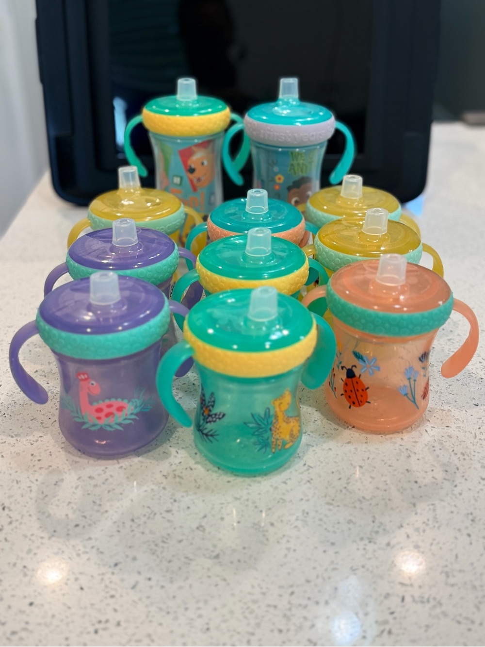The First Years - Soft Spout Sippy Cup Toddler Cup With Handles & Leak Proof Lid